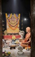 Jalabhisheka and Shodashopachara Puja by HH Swamiji on Samaradhana Divasa of HH Shrimat Pandurangashram Swamiji. SCM-Karla.(16 June 2026)